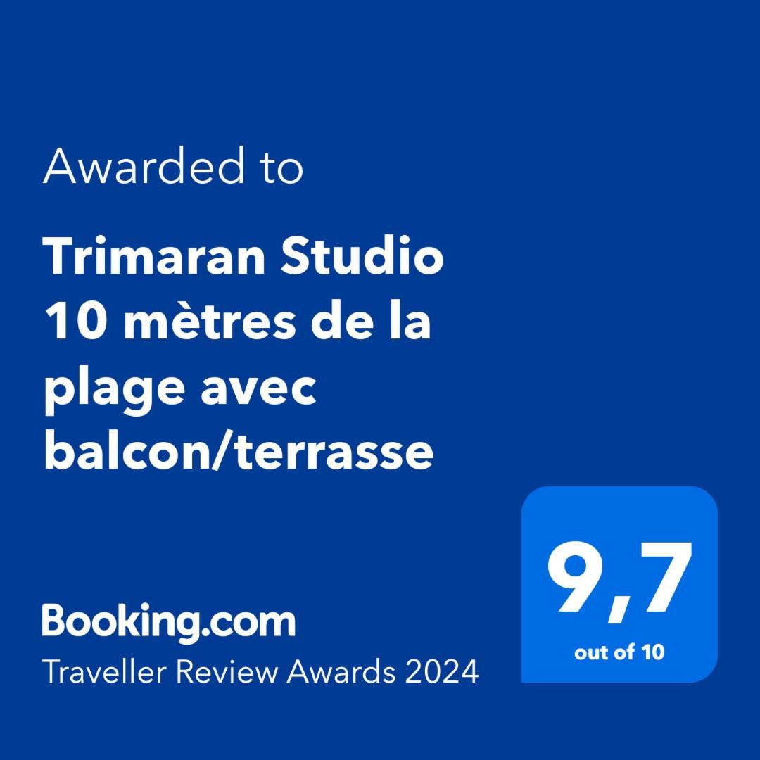 Trimaran Studio 10 Metres De La Plage Avec Balcon/Terrasse Mers-les-Bains Exterior photo